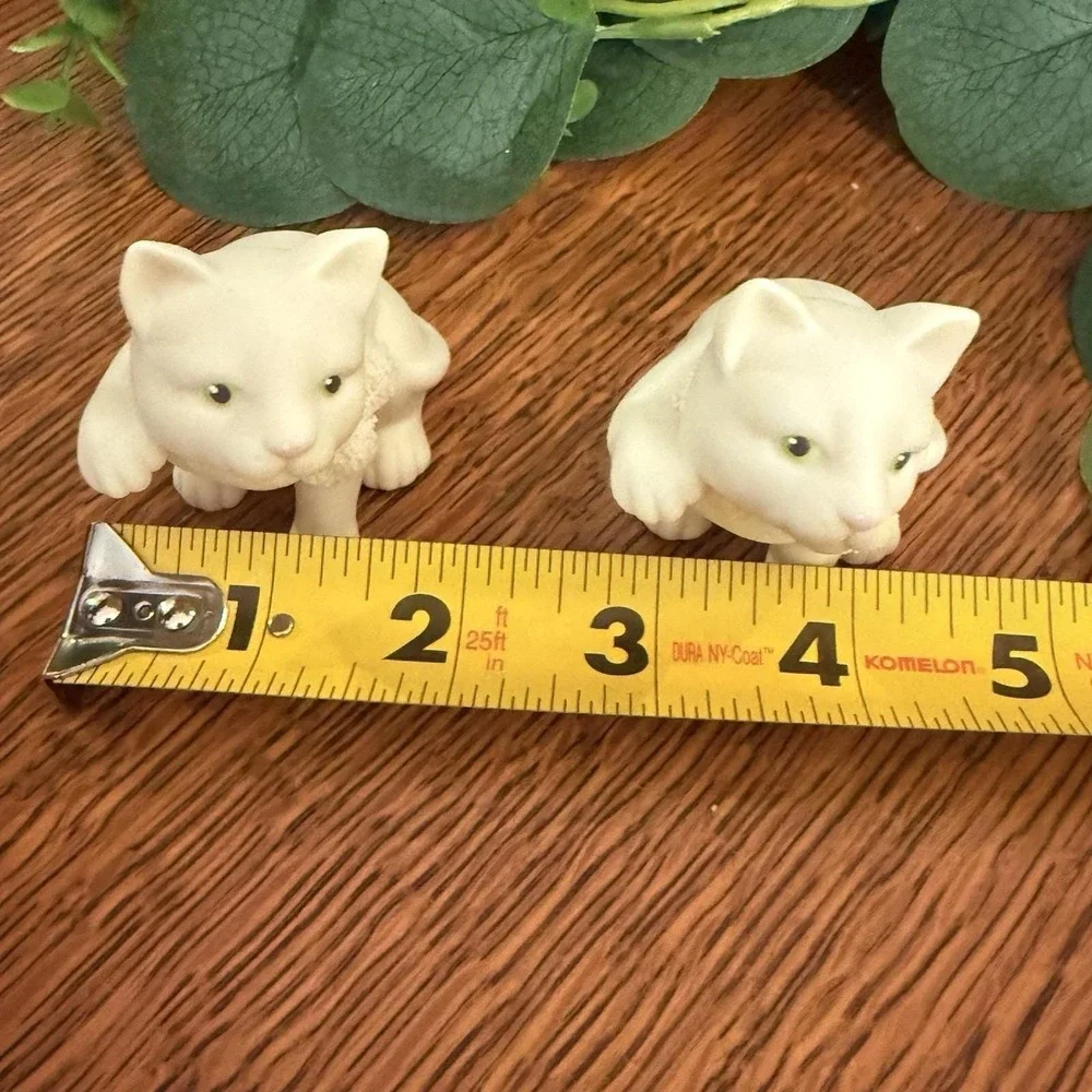 Department 56 Easter Kittens Pair‎ 1999 Vintage Spring Cats Figurines